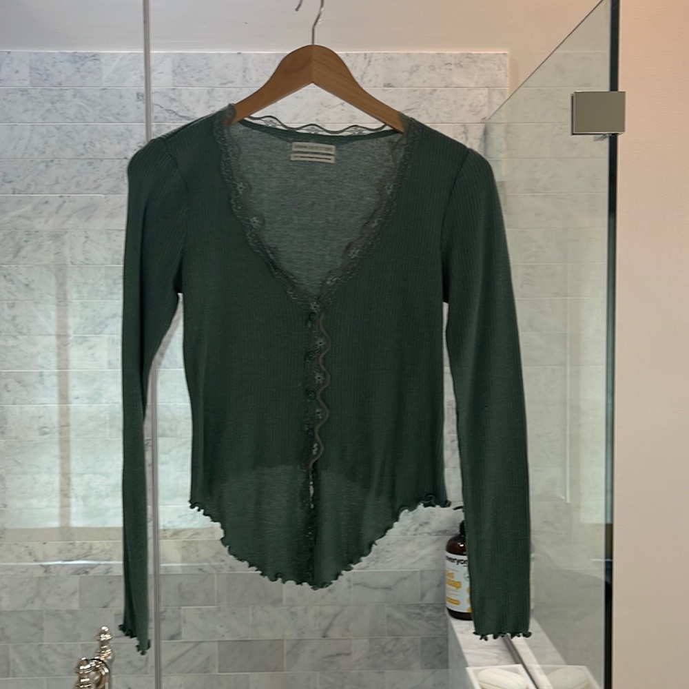 Green brand new never worn urban outfitters top